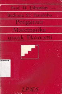 Pengantar Matematika Untuk Ekonomi