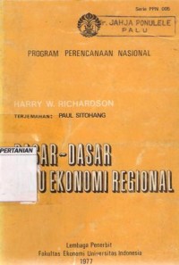 Dasar Dasar Ilmu Ekonomi Regional