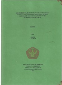 Image of Kontribusi Usahatani Padi Sawah Terhadap Pendapatan Usahatani Keluarga di Desa Ogoamas II Kecamatan Sojol Utara Kabupaten Donggala.